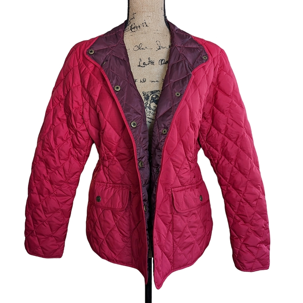 NEW EDDIE BAUER PREMIUM QUILTED GOOSE DOWN PUFFER LIGHTWEIGHT JACKET XL